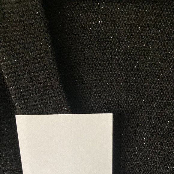 White House | Black Market Cardigan, Black with sparkle threads, Size M - Picture 4 of 7